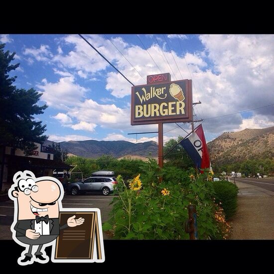 Menu at Walker Burger restaurant, Coleville