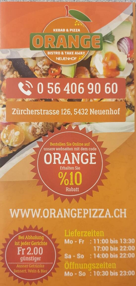 onhandig gans via Menu at Orange Pizza & Kebab, Neuenhof