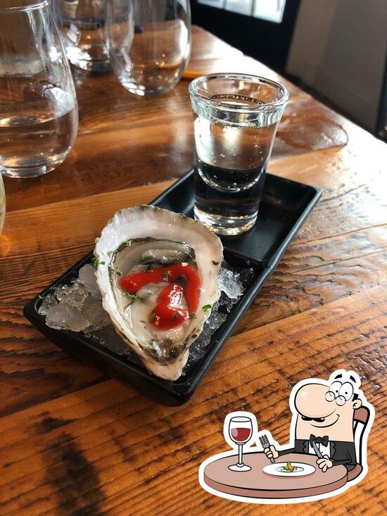 Menu at Maine Oyster Company restaurant, Portland
