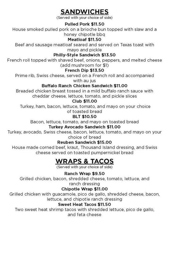 Menu at Rocking "R" Ranch House Restaurant, Broken Arrow