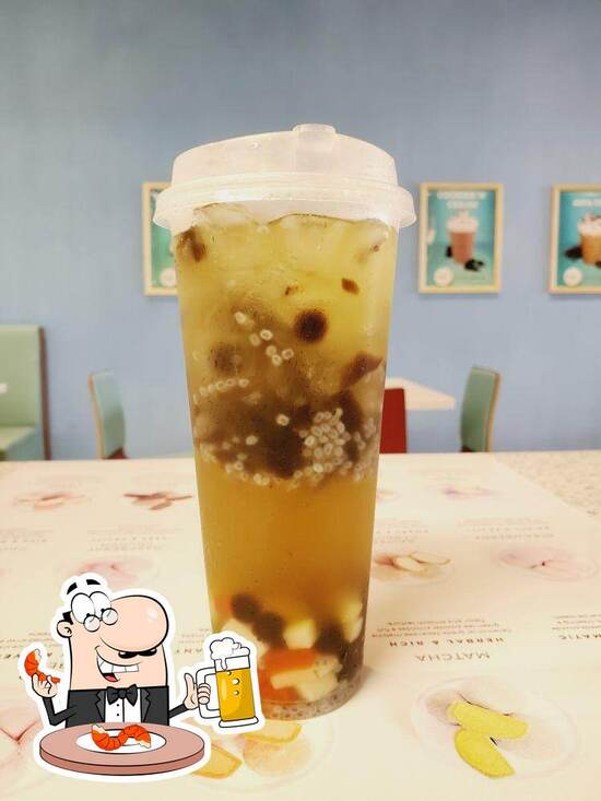 Menu at Tapioca Blossom cafe, Houston