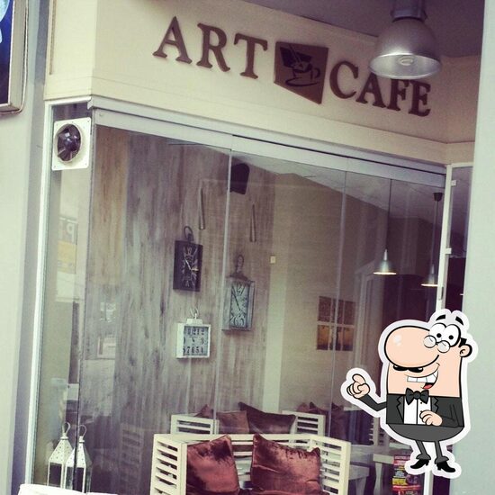 Menu at Art Cafe, Lamia