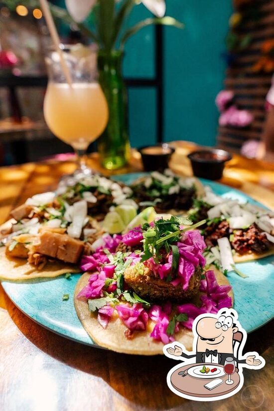 Menu at Sugar Taco restaurant, Los Angeles, Melrose Ave