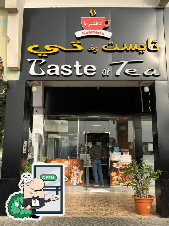 Menu at Taste of tea cafe, Abu Dhabi