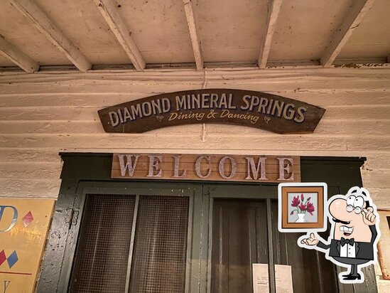 Menu at Diamond Mineral Springs restaurant, Highland, 1 W Pocahontas Rd