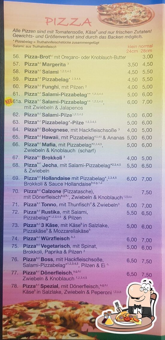 Speisekarte von Baku Grillhaus Sonderhausen pub & Bar, Sondershausen