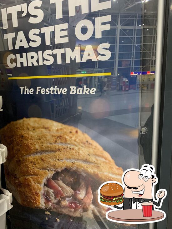 Greggs, International Airport in Newcastle upon Tyne Restaurant menu