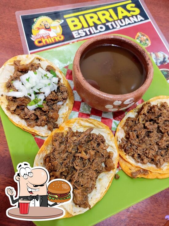 Tacos de birria estilo Tijuana El compa chino restaurant, Tuxtla