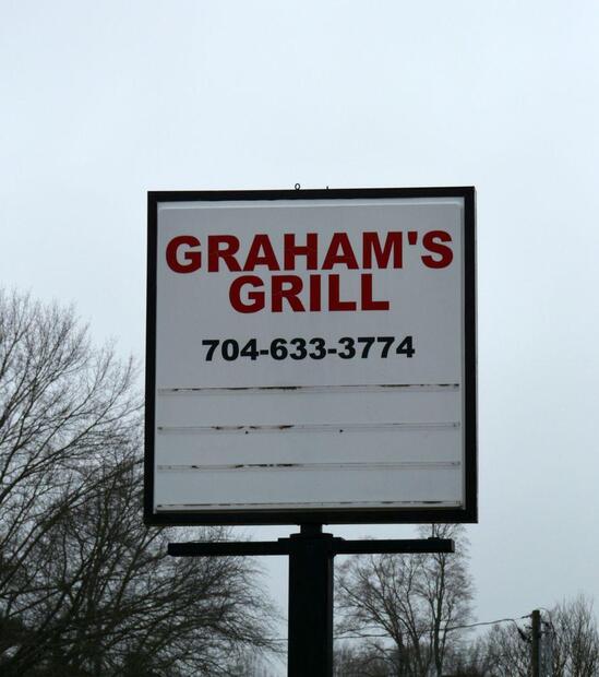 Menu at Graham's Grocery & Grill restaurant, Salisbury