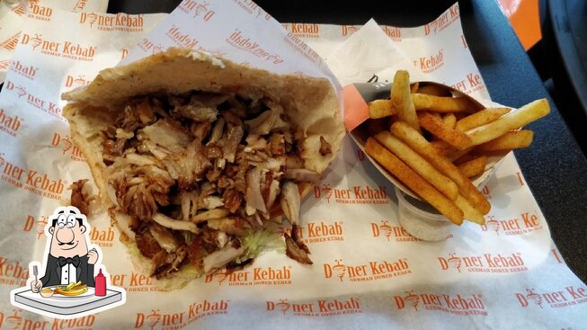Menu at German Doner Kebab restaurant, Milton Keynes