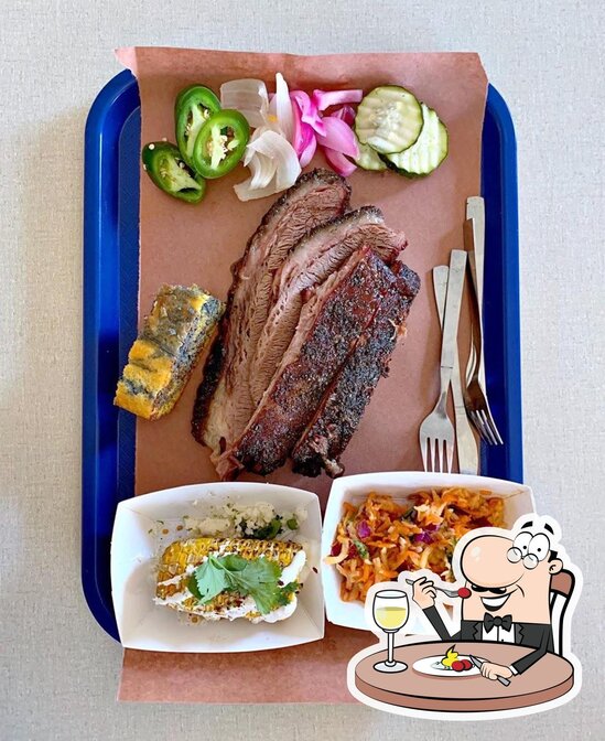 Menu at Convenience West BBQ, Marfa