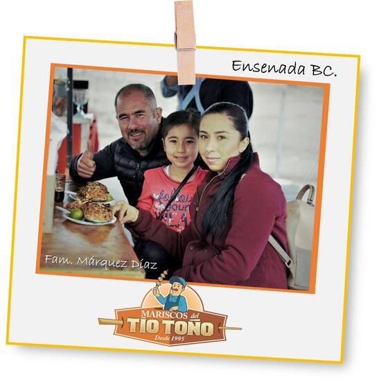 Menu at Mariscos Del Tio Toño restaurant, Ensenada