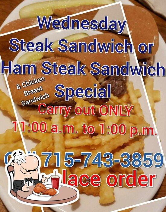 Menu at American Legion Post 73 pub & bar, Neillsville