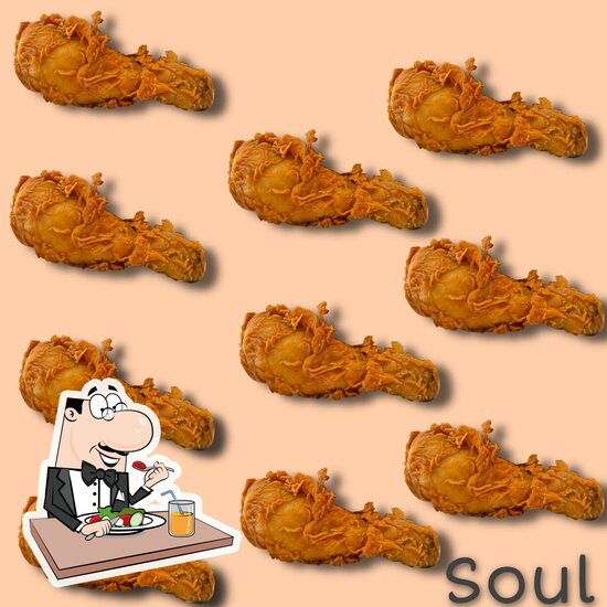 Menu at Soul fried chicken restaurant, Guadalajara