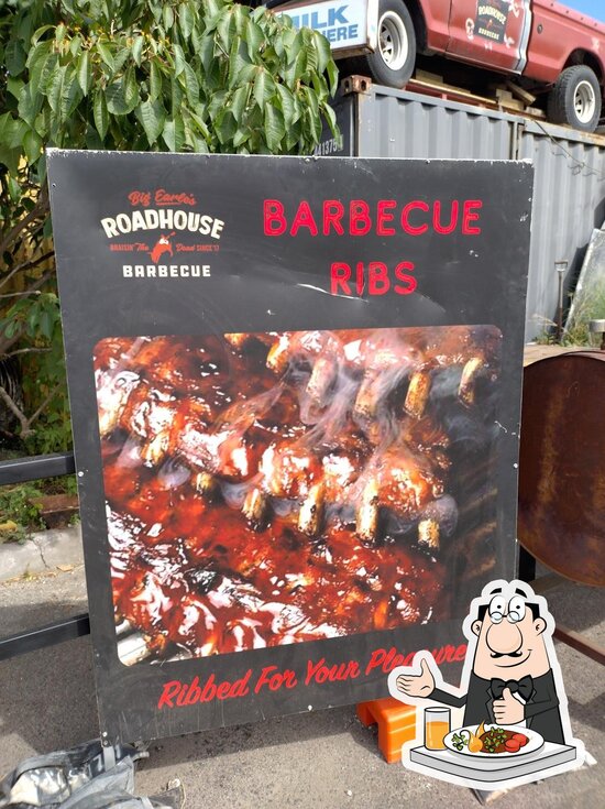 Menu at Big Earle's Roadhouse Barbecue, Port Melbourne