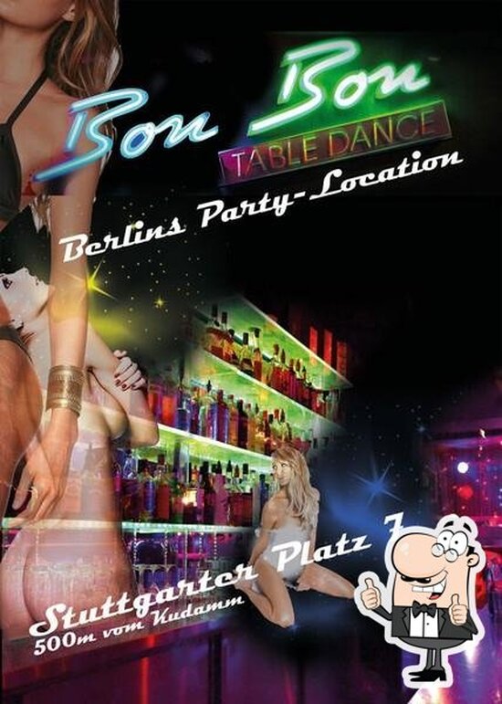 Bon Bon Bar - Tabledance Berlin - Striptease Club, Berlin - Speisekarte