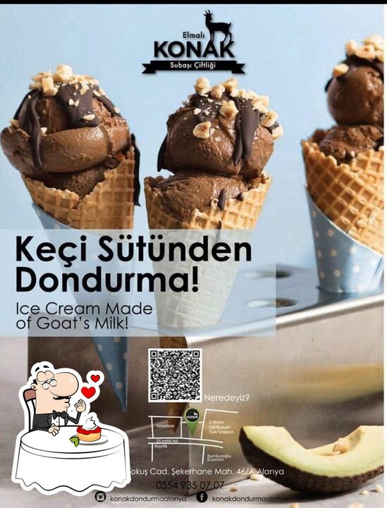 Menu at KONAK DONDURMA ALANYA, Alanya