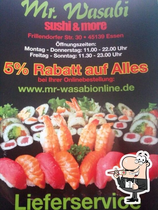 Speisekarte von Mr. Wasabi restaurant, Essen