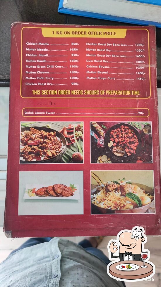 Menu at SK Rao's Kitchen, Kalaburagi
