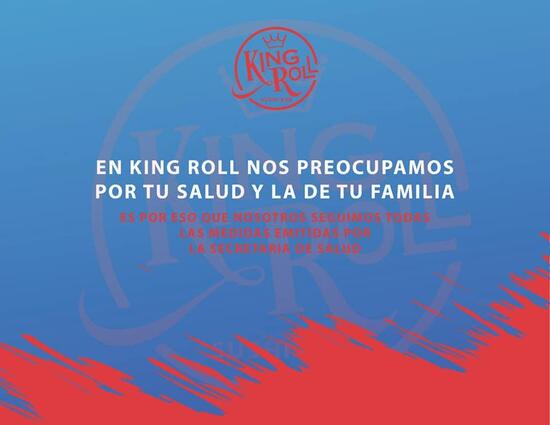 Menu at King Roll restaurant, Lázaro Cárdenas
