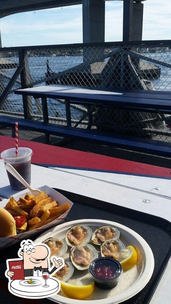 Menu at Moby's Lobster Deck restaurant, Highlands