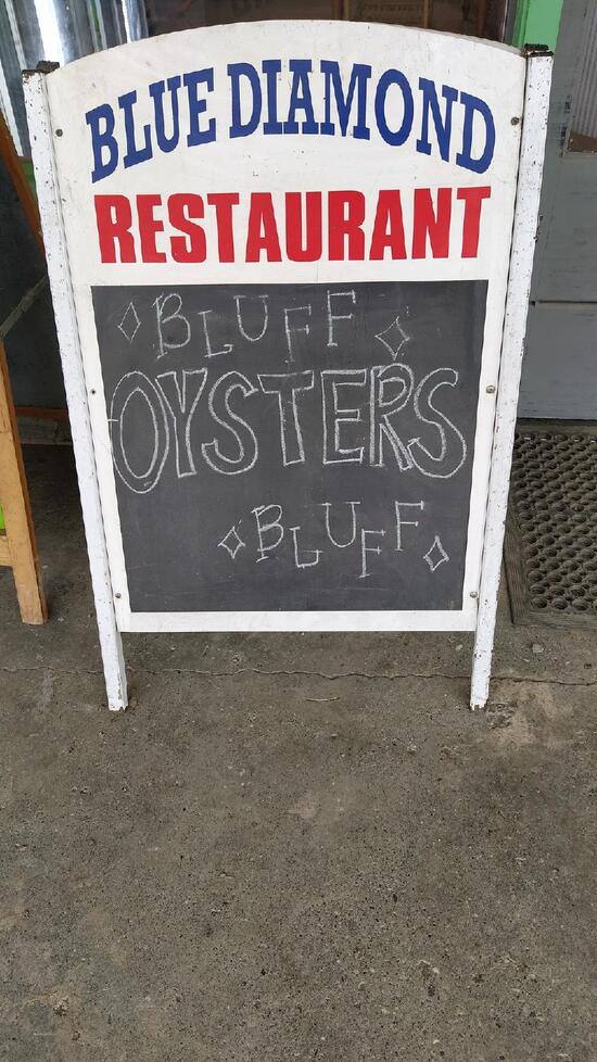 Menu at Blue Diamond Restaurant, Riversdale