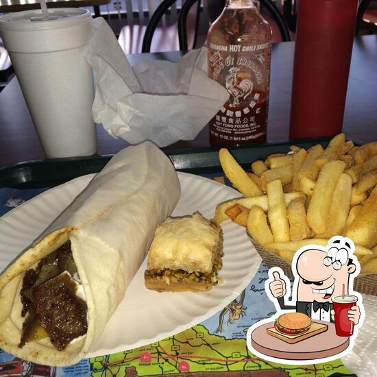 Menu at Wally’s Gyros & Subs restaurant, Jacksonville