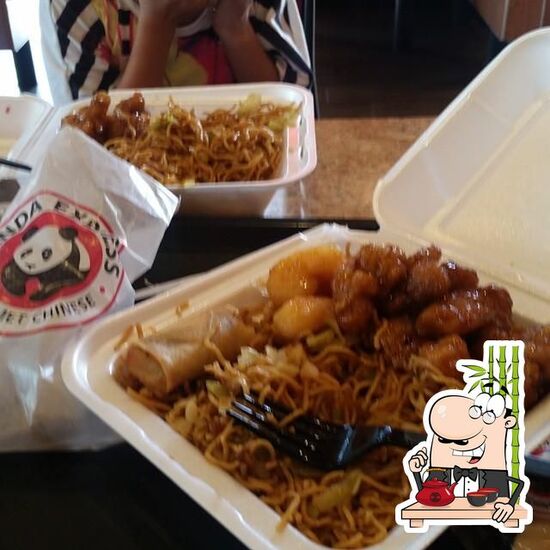 Menu at Panda Express fast food, Rialto, S Riverside Ave