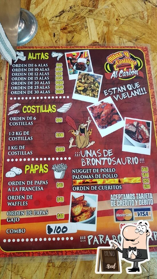 Arriba 80+ imagen alitas y costillas menu