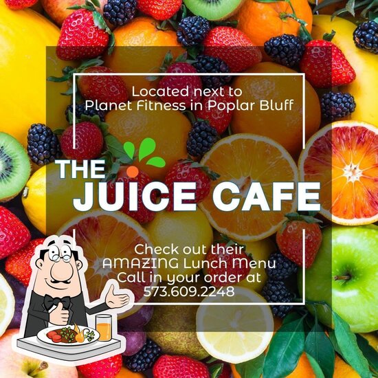 Menu at The Juice Cafe, Poplar Bluff, 916 N Westwood Blvd