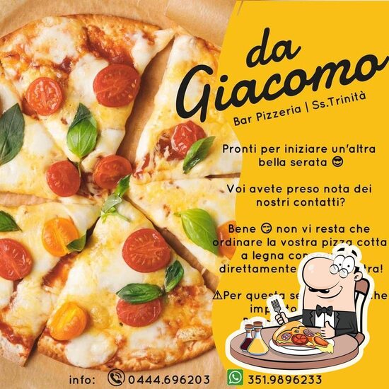 Bar Pizzeria da Giacomo, Montecchio Maggiore - Restaurant menu and reviews