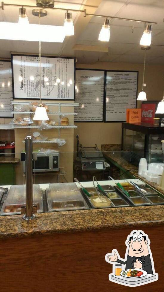 Menu at Deli Deluxe restaurant, Houston, McKinney St