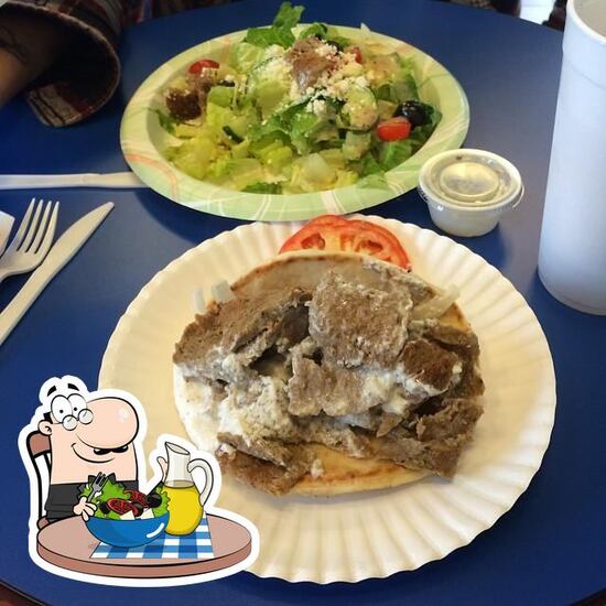Menu at Lilly's Gyros restaurant, Fairview Heights