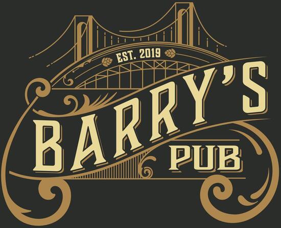 Menu at Barry's Pub, McCandless