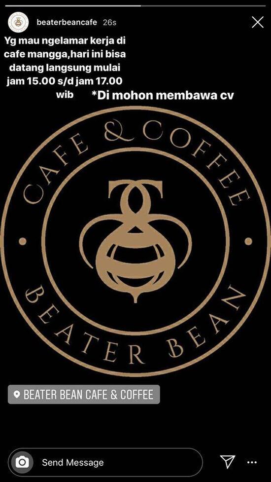 Menu at Beater Bean Cafe, Subang
