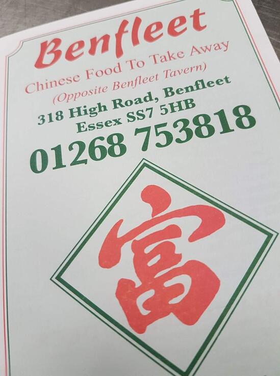 Benfleet Chinese Takeaway In South Benfleet Restaurant Reviews