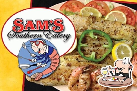 Menu at Sam's Southern Eatery restaurant, Springhill