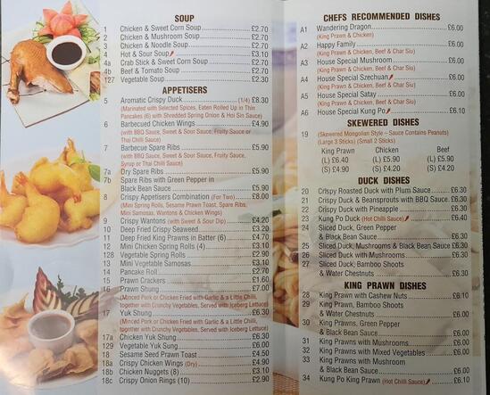 Menu At Hans Restaurant, Rowley Regis