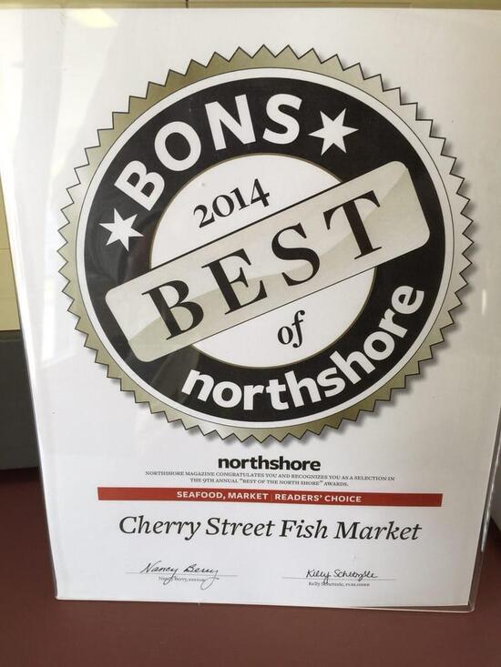 Menu at Cherry Street Fish Market restaurant, Danvers