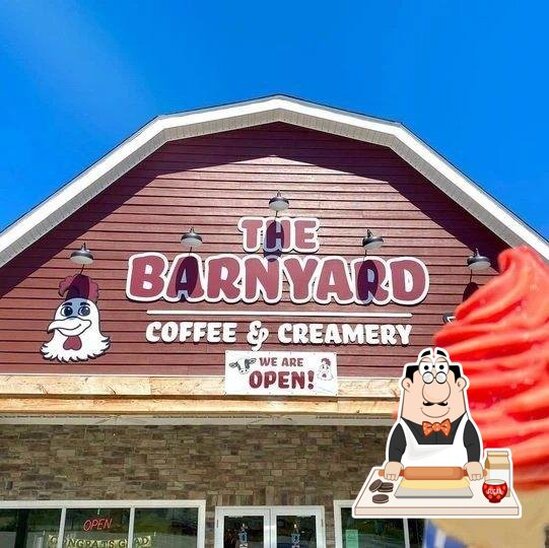 Menu at The Barnyard Coffee & Creamery, Russellton