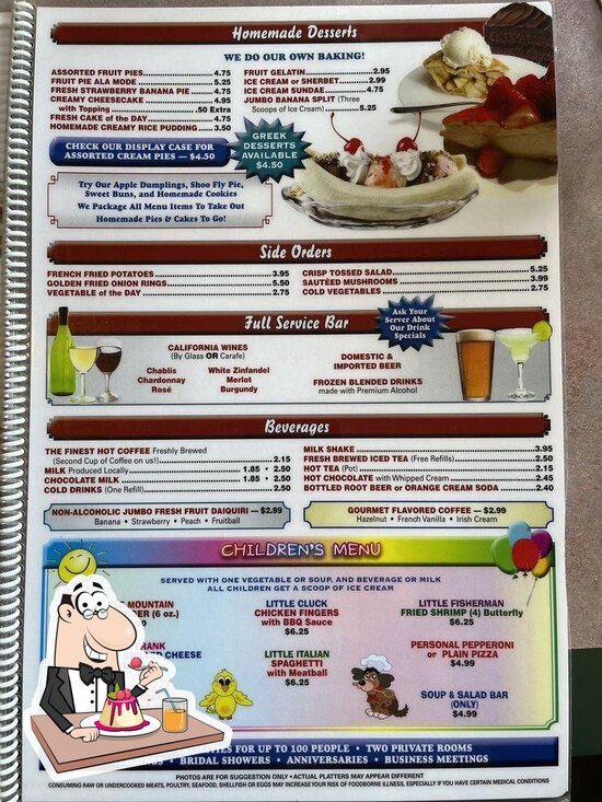 Blue Mountain Family Restaurant, 24 Roadside Dr in Shartlesville
