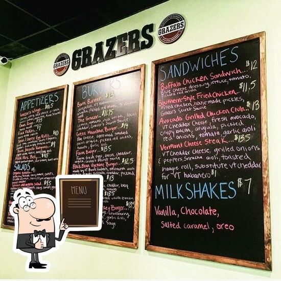 Menu at Grazers St. Albans pub & bar, Saint Albans City