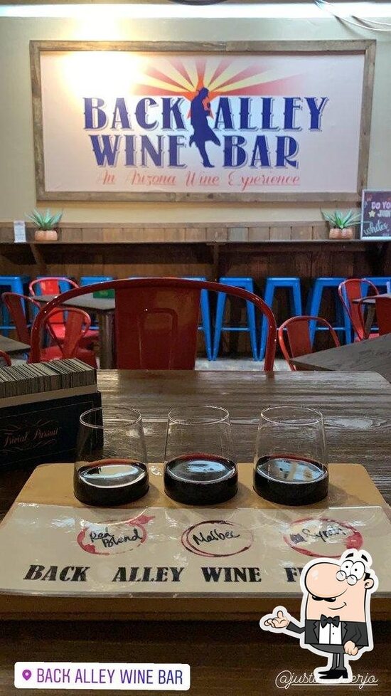 Back Alley Wine Bar, in the Back Alley, 156 S Montezuma St in Prescott