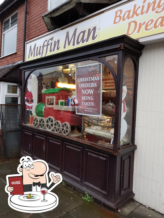 Menu at Muffin Man restaurant, Wigan, 103 Park Rd