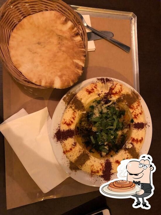 Menu at Mezze hummus & falafel restaurant, Warsaw