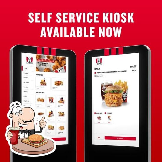 Speisekarte von KFC Pinelands restaurant, Kapstadt