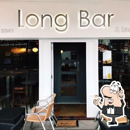 Menu at Long Bar, Stockport