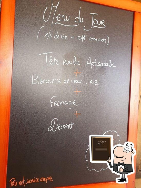 Menu au Auberge du Château restaurant, 202
