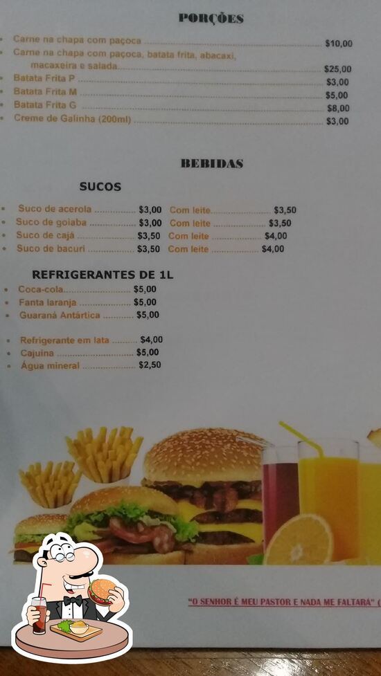 Menu em Arrumadinho na Praça pub Bar Teresina R Raimundo Nonato Alves