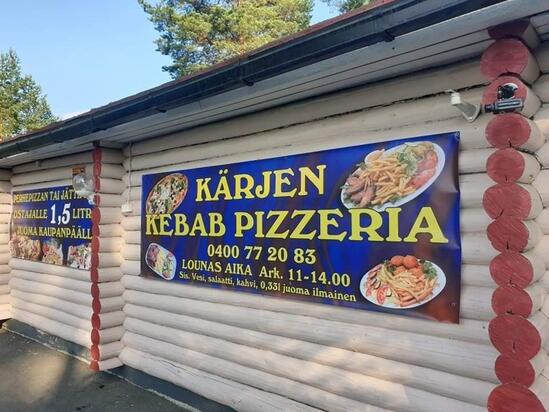 Menu at Kärjen kebab pizzeria, Seinäjoki